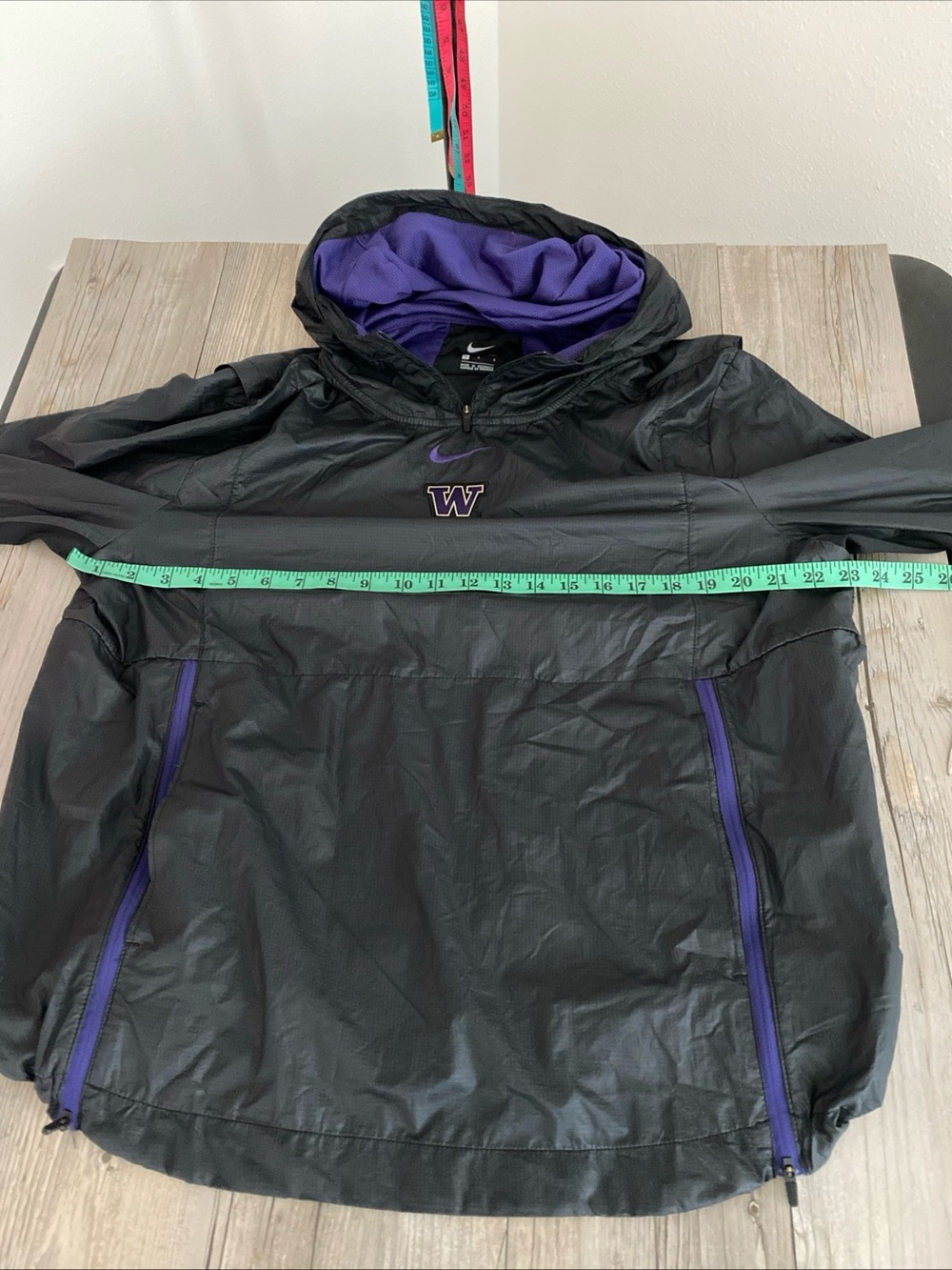 Washington Huskies Men’s Nike Vented Pullover Windbreaker Jacket Large - Picture 5 of 13